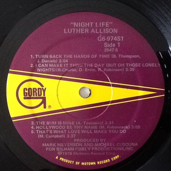 Luther Allison : Night Life (LP, Album)