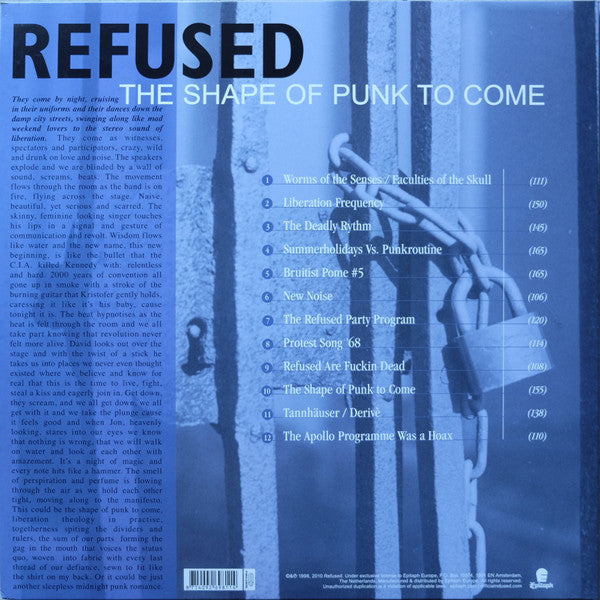 Refused : The Shape Of Punk To Come (A Chimerical Bombination In 12 Bursts) (2xLP, Album, RE, RM, Gat)