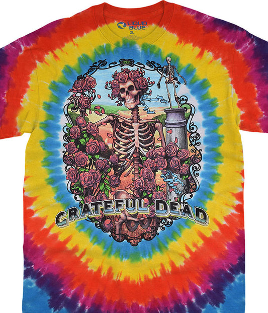 Grateful Dead Vertical Tie Dye Bertha T-Shirt