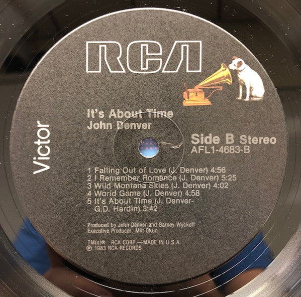 John Denver : It's About Time (LP, Album, Gat)