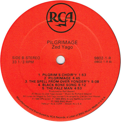 Zed Yago : Pilgrimage (LP, Album)