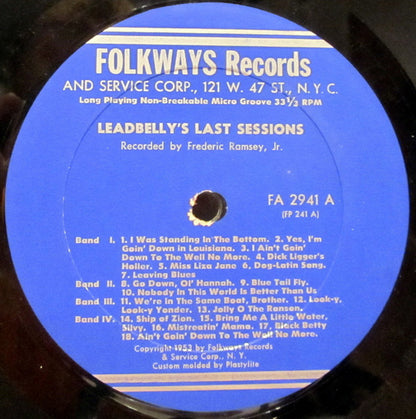 Leadbelly : Leadbelly's Last Sessions Volume One  (2xLP, Album, RE + Box)