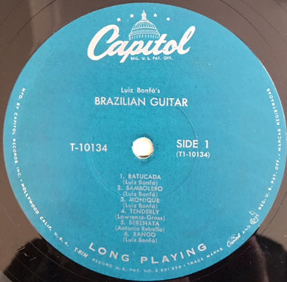 Luiz Bonfá : Luiz Bonfá's Brazilian Guitar (LP, Album, Mono, Tur)