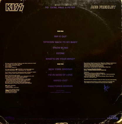 Kiss, Ace Frehley : Ace Frehley (LP, Album, Rai)