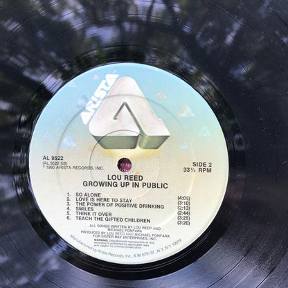 Lou Reed : Growing Up In Public (LP, Album)