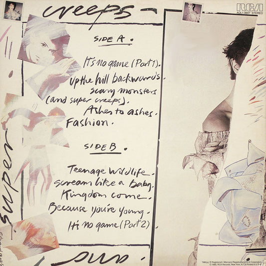 David Bowie : Scary Monsters (LP, Album, Ind)