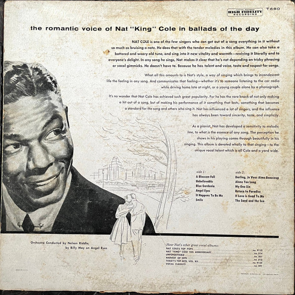 Nat King Cole : Ballads Of The Day (LP, Album, Mono)