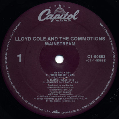 Lloyd Cole And The Commotions* : Mainstream (LP, Album)