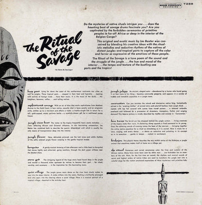 Les Baxter And His Orchestra* : Ritual Of The Savage (Le Sacre Du Sauvage) (LP, Album, Mono, RE)