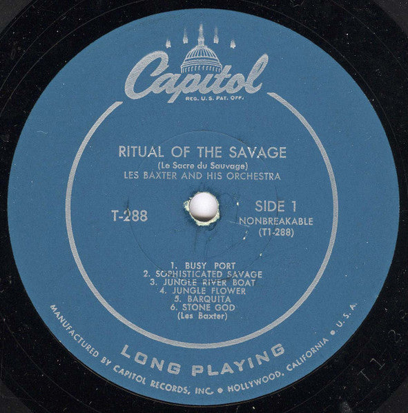 Les Baxter And His Orchestra* : Ritual Of The Savage (Le Sacre Du Sauvage) (LP, Album, Mono, RE)