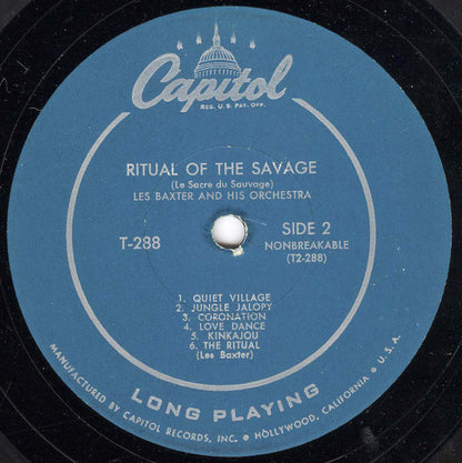 Les Baxter And His Orchestra* : Ritual Of The Savage (Le Sacre Du Sauvage) (LP, Album, Mono, RE)