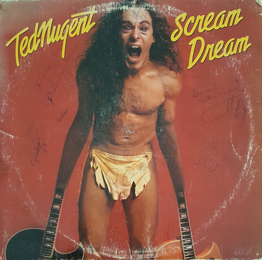 Ted Nugent : Scream Dream (LP, Album, Pit)