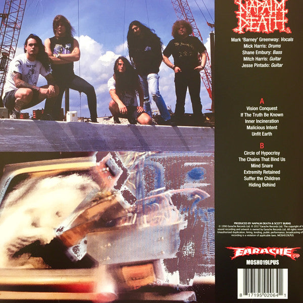 Napalm Death : Harmony Corruption (LP, Album, RE, RM)