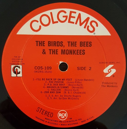 The Monkees : The Birds, The Bees & The Monkees (LP, Album, Ind)
