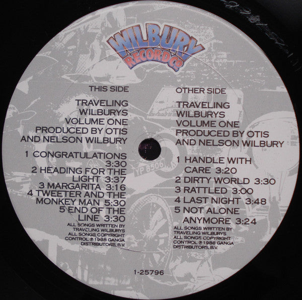 Traveling Wilburys : Volume One (LP, Album, Club, Col)