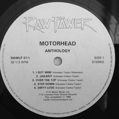 Motorhead* : Anthology (2xLP, Comp)