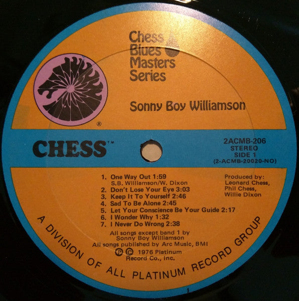 Sonny Boy Williamson (2) : Sonny Boy Williamson (2xLP, Comp, Gat)