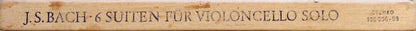 Johann Sebastian Bach – Pierre Fournier : Sechs Suiten Für Violoncello Solo (BWV 1007-1012) (3xLP, RP + Box)