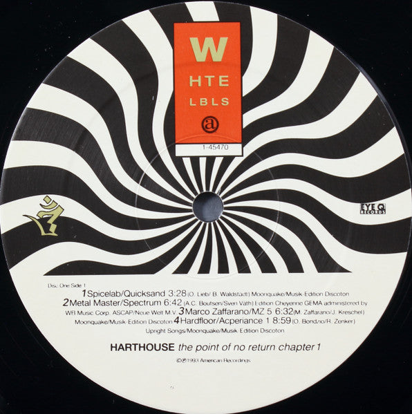 Various : Harthouse - The Point Of No Return Chapter 1 (2xLP, Comp)