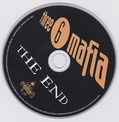 Three 6 Mafia : The End (CD, Album, RE)