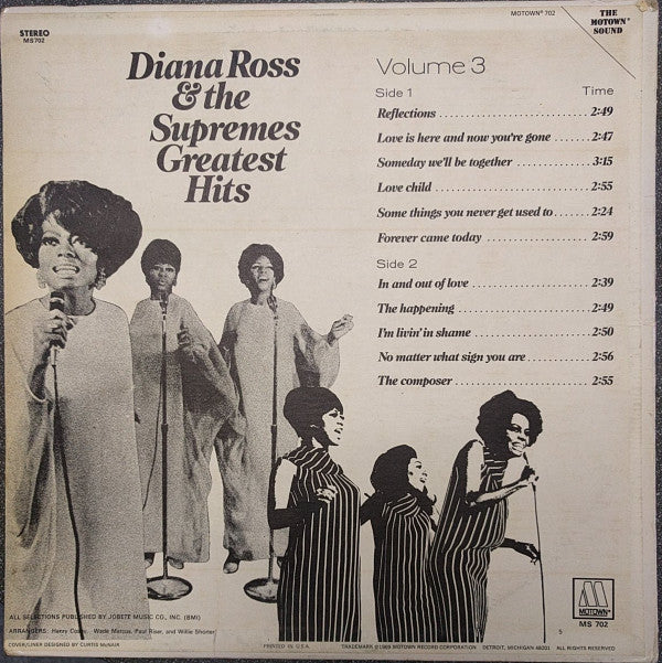 Diana Ross & The Supremes* : Greatest Hits  Volume 3 (LP, Comp, Hol)