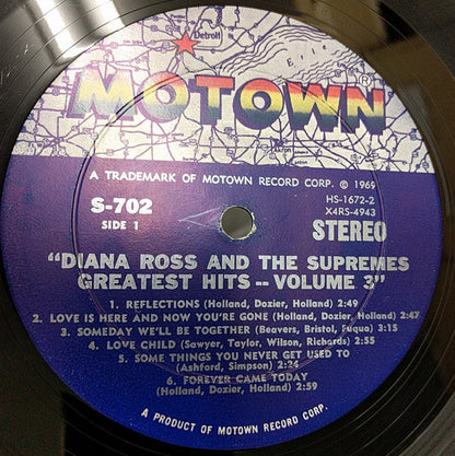 Diana Ross & The Supremes* : Greatest Hits  Volume 3 (LP, Comp, Hol)