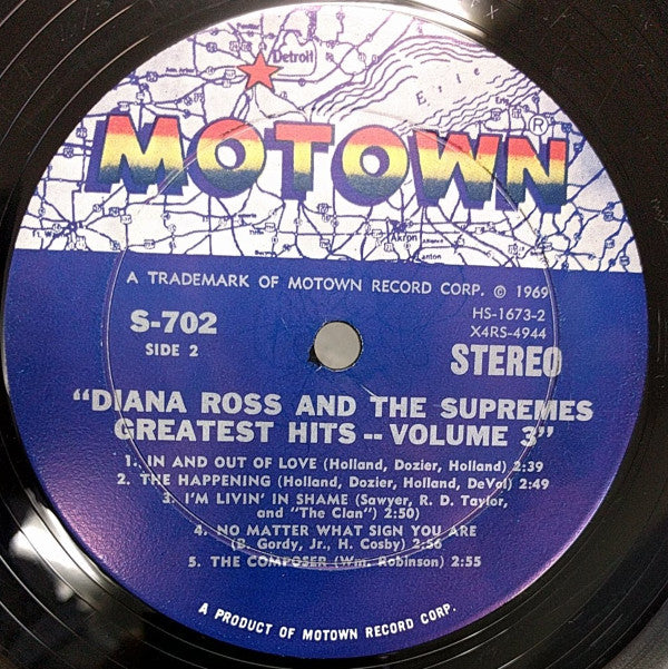 Diana Ross & The Supremes* : Greatest Hits  Volume 3 (LP, Comp, Hol)