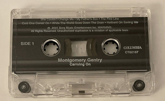 Montgomery Gentry : Carrying On (Cass, Album)