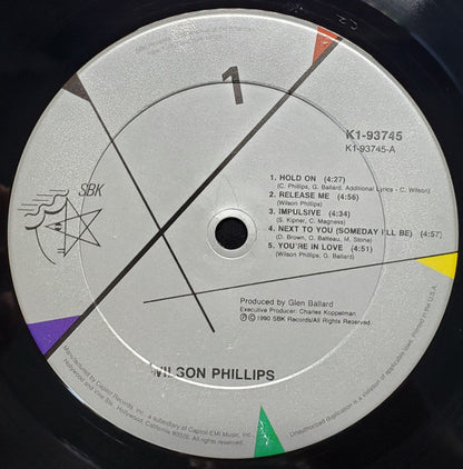 Wilson Phillips : Wilson Phillips (LP, Album, Club, CRC)