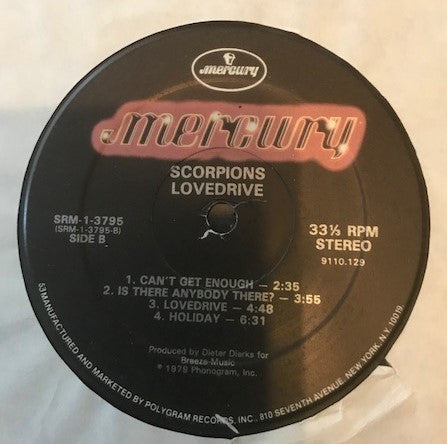 Scorpions : Lovedrive (LP, Album, RE)