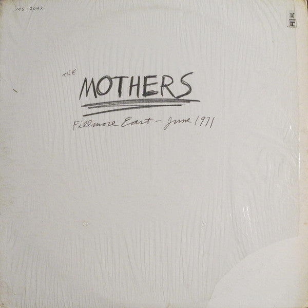 The Mothers : Fillmore East - June 1971 (LP, Album, Pit)