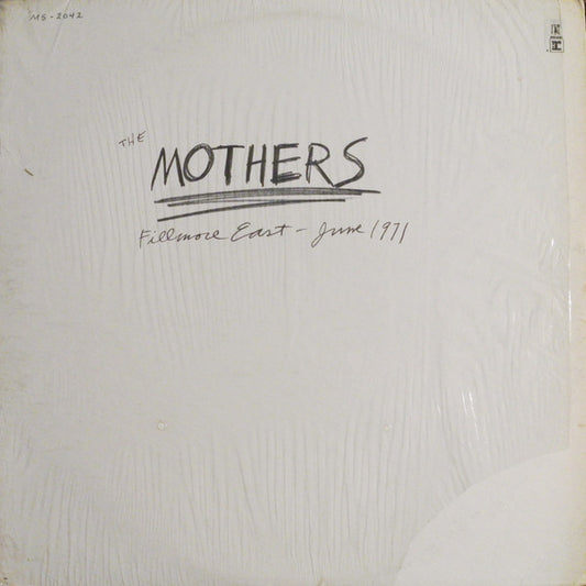 The Mothers : Fillmore East - June 1971 (LP, Album, Pit)