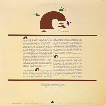 Anthony Braxton : For Trio (LP, Album)