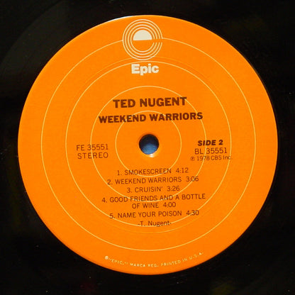 Ted Nugent : Weekend Warriors (LP, Album, Pit)