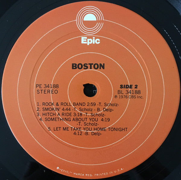 Boston : Boston (LP, Album, Ter)