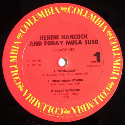 Herbie Hancock & Foday Musa Suso : Village Life (LP, Album, Pit)