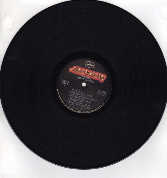 Krokus : Pay It In Metal (LP, Album, RE, PRC)