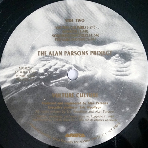 The Alan Parsons Project : Vulture Culture (LP, Album, Club, Car)