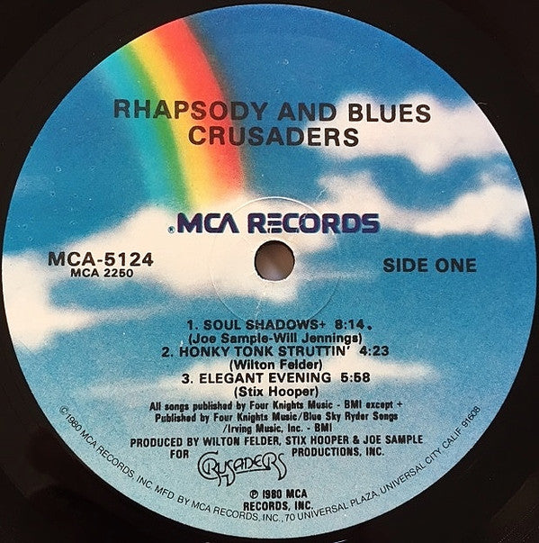 The Crusaders : Rhapsody And Blues (LP, Album,  Em)