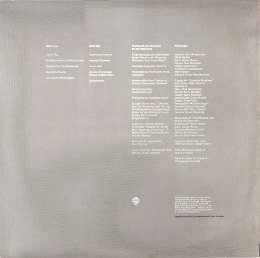 Van Morrison : Beautiful Vision (LP, Album, Club, Col)