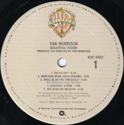 Van Morrison : Beautiful Vision (LP, Album, Club, Col)