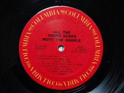 Mott The Hoople : All The Young Dudes (LP, Album, Pit)