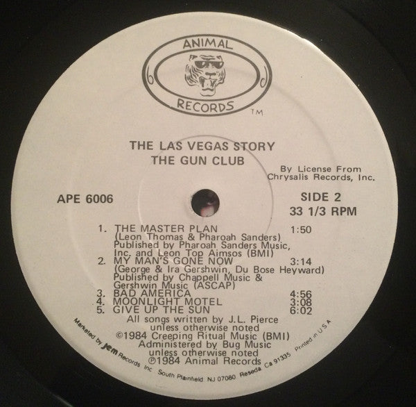 The Gun Club : The Las Vegas Story (LP, Album)