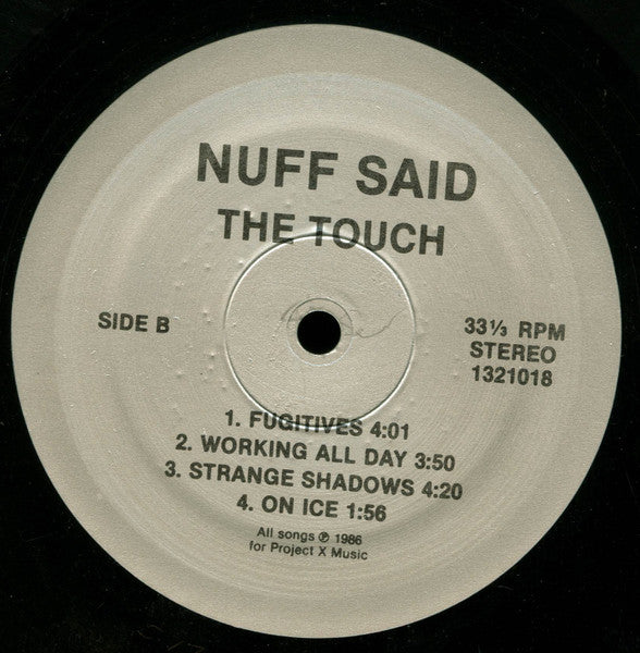 Nuff Said (5) : The Touch (LP, Album)