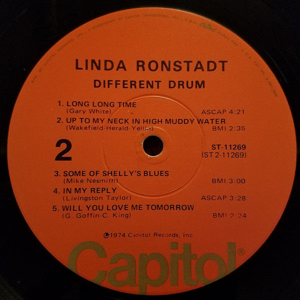 Linda Ronstadt : Different Drum (LP, Comp, Win)