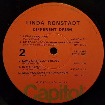 Linda Ronstadt : Different Drum (LP, Comp, Win)