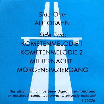 Kraftwerk : Autobahn (LP, Album, RE, RM)