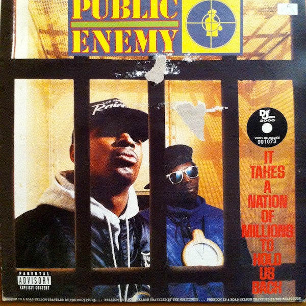 Public Enemy : It Takes A Nation Of Millions To Hold Us Back (LP, Album, Ltd, Num, RE, RM)