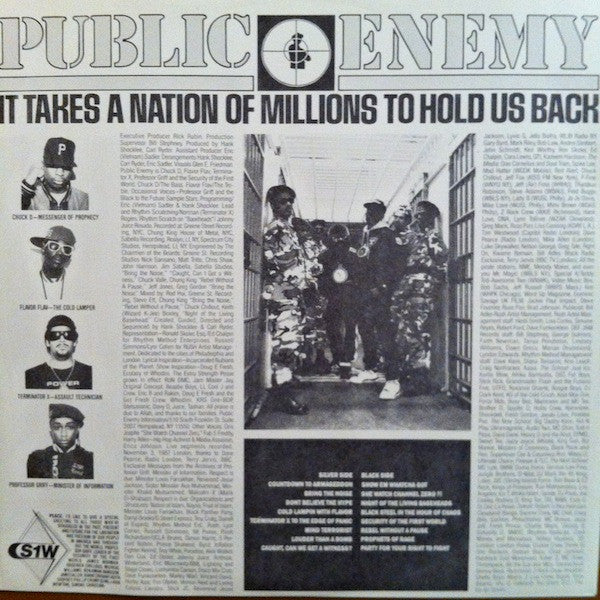 Public Enemy : It Takes A Nation Of Millions To Hold Us Back (LP, Album, Ltd, Num, RE, RM)