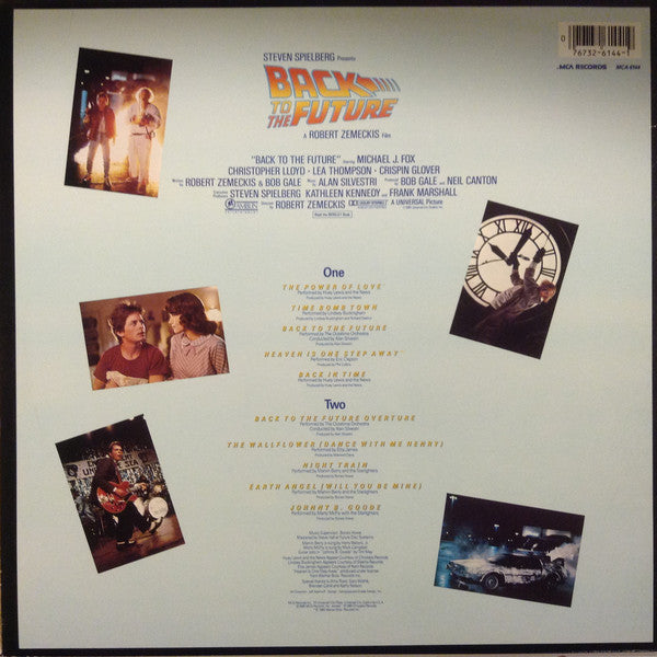 Various : Back To The Future - Music From The Motion Picture Soundtrack (LP, Album, Comp, Glo)
